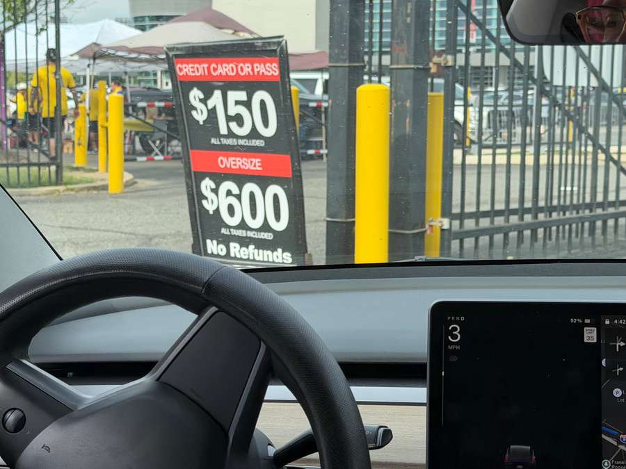 Preço do estacionamento na Filadélfia assusta