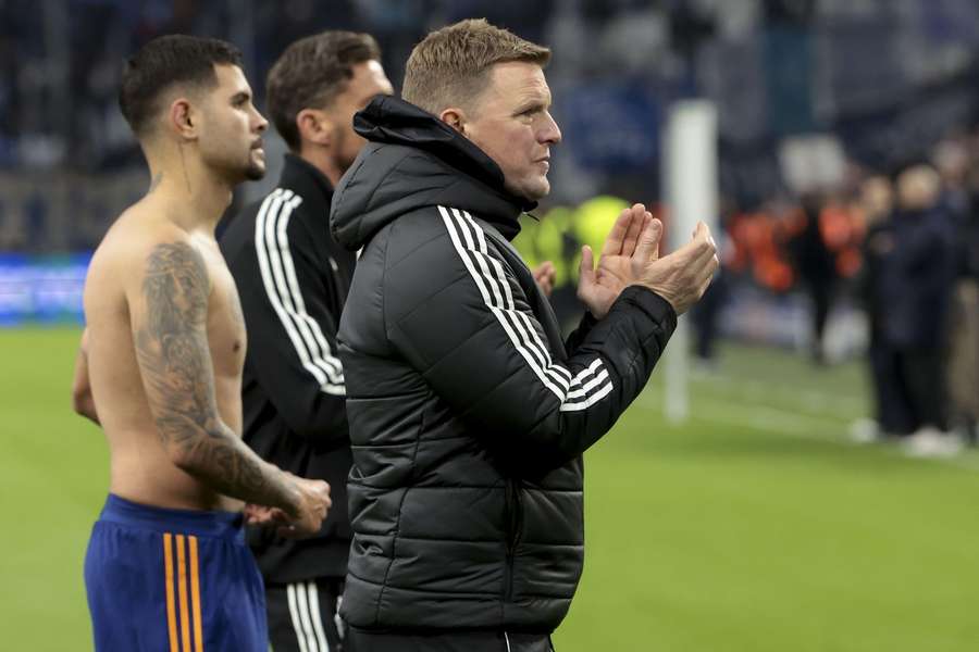 Newcastle manager Eddie Howe