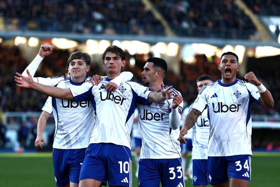 L'esultanza di Nico Paz