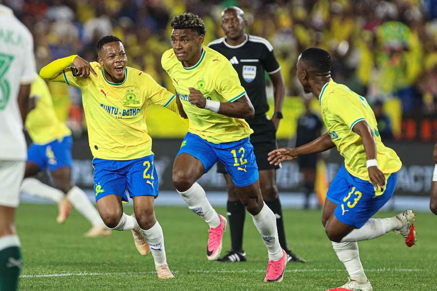 Brayan Leon was in superb form for Mamelodi Sundowns in midweek