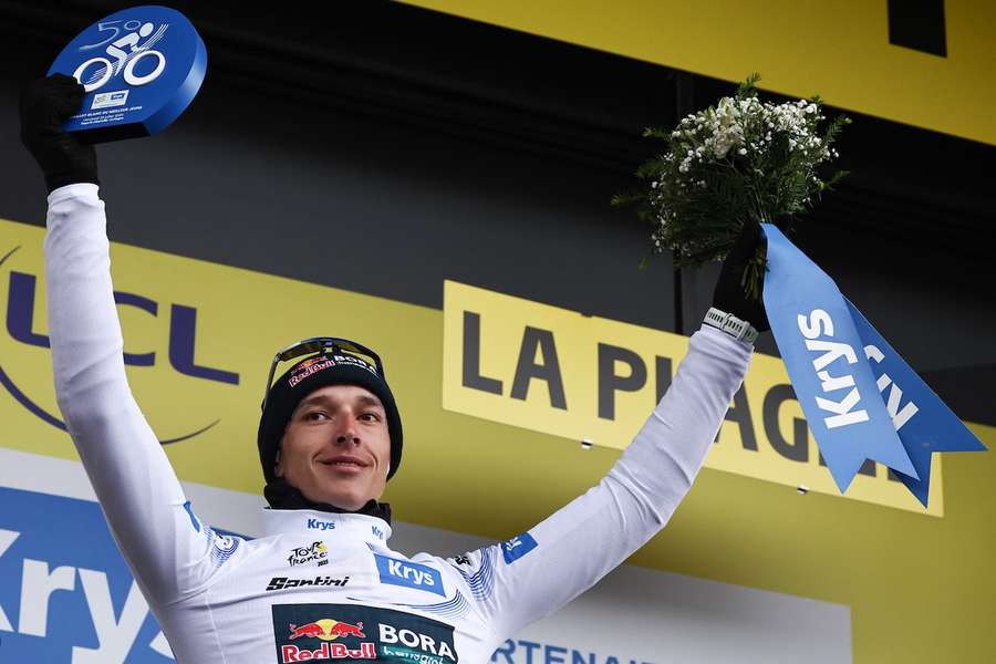 Florian Lipowitz steht zwei Etappen vor einem Podiumsfinish bei der Tour de France.