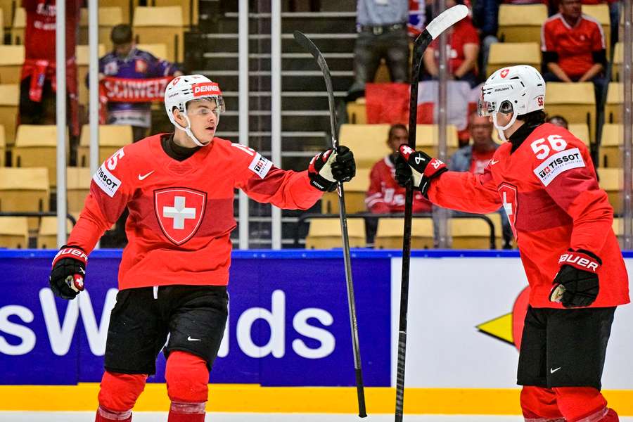 Die Schweiz feierte bei der Eishockey-WM 2025 den vierten Sieg in Serie