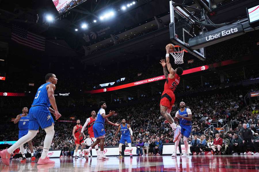 Smeč Alijaha Martina proti Orlandu.