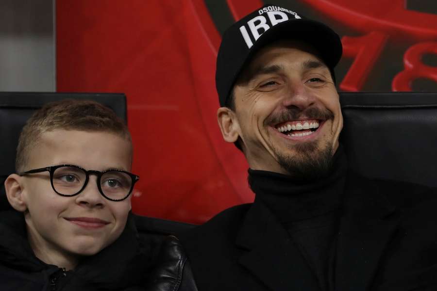 Zlatan Ibrahimovic und sein Sohn Vincent.