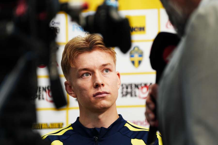 Daniel Svensson speaks to the media ahead of Sweden vs France
