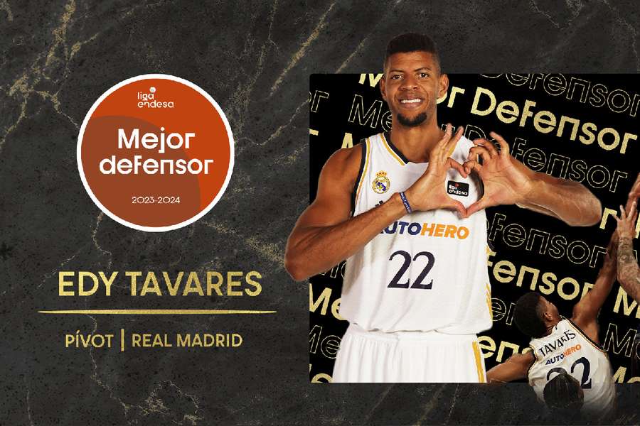 Tavares, ganador del galardón como Mejor Defensor de la ACB