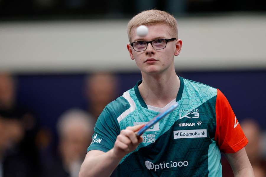 Félix Lebrun lors de la finale des Championnats de France.
