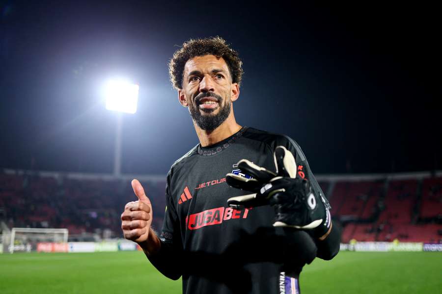 Vozinha, tras un partido con el Colo Colo Vozinha, tras un partido con el Colo Colo