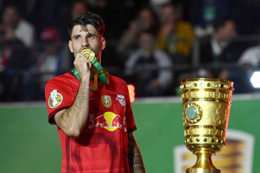 Dominik Szoboszlai won the German cup with RB Leipzig