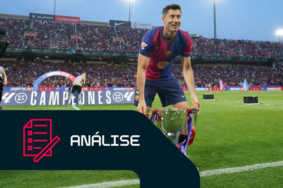 Robert Lewandowski, avançado polaco do Barcelona