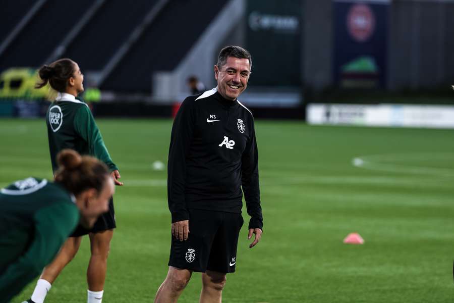 Micael Sequeira, treinador do Sporting Micael Sequeira, treinador do Sporting