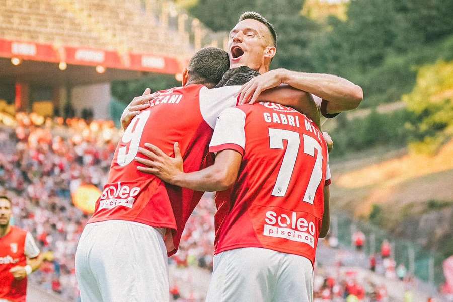 Gabri Martínez y Ricardo Horta marcaron los goles del Braga