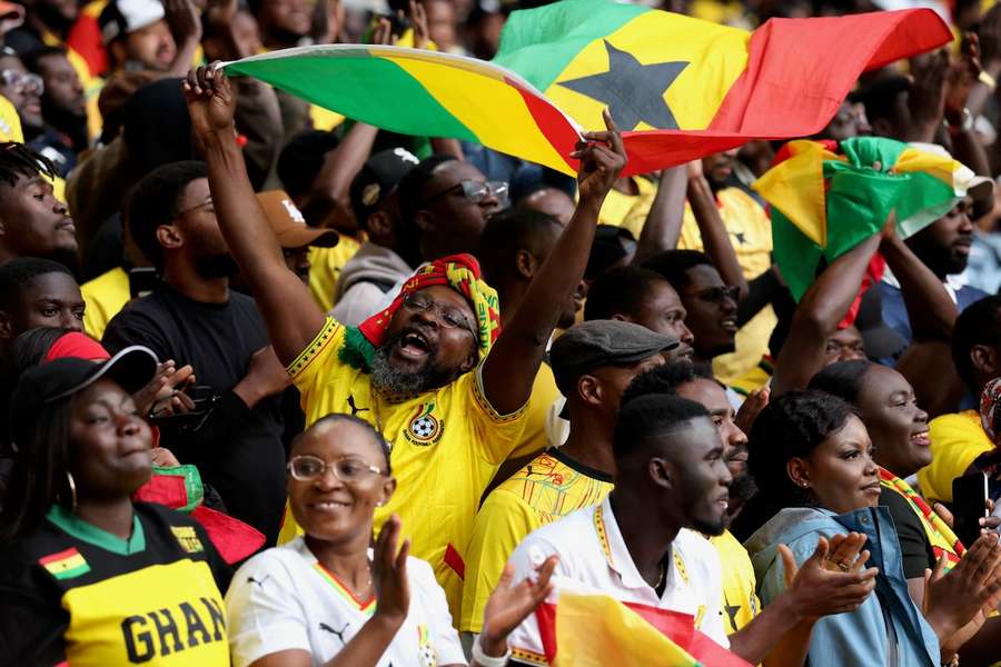 Die Ghanaer freuen sich auf dem WM-Auftakt gegen Panama. Die Ghanaer freuen sich auf dem WM-Auftakt gegen Panama.