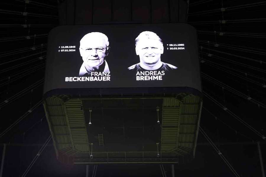 Franz Beckenbauer și Andreas Brehme, două legende ale fotbalului german