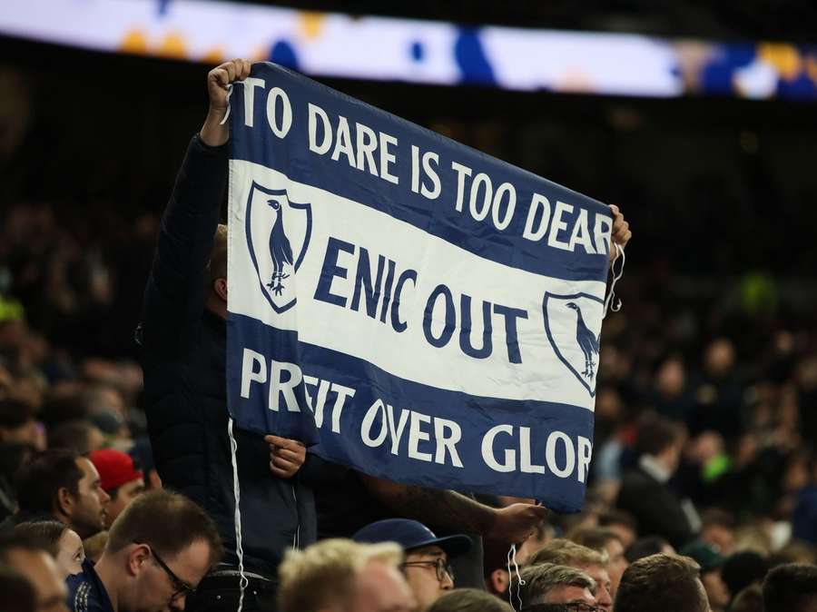 Der er massiv utilfredshed med ENIC hos Tottenhams fans