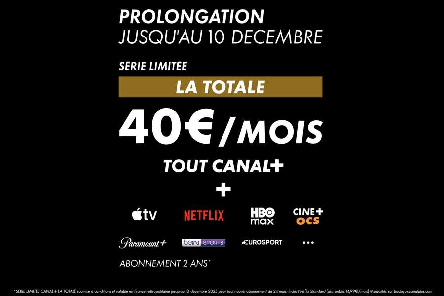 L’offre SERIE LIMITEE CANAL+ LA TOTALE* regroupe le meilleur du sport. Crédit : CANAL+