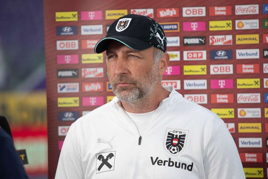 Teamchef Alex Schriebl vor dem Spiel gegen die Ukraine Teamchef Alex Schriebl vor dem Spiel gegen die Ukraine