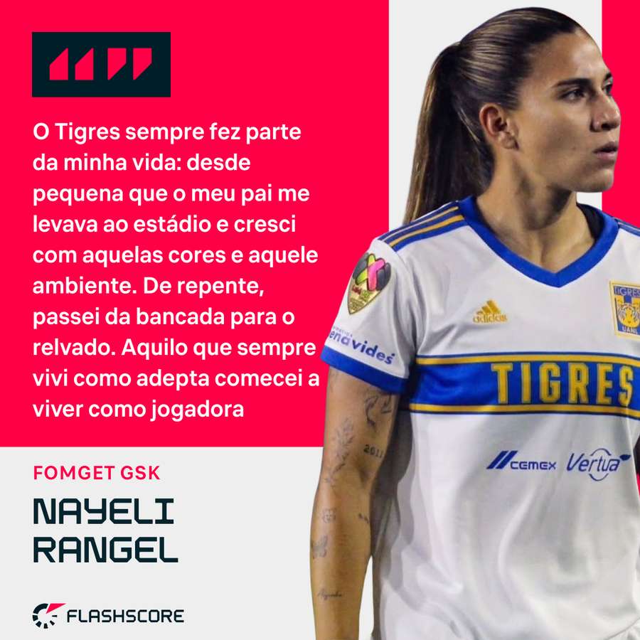Nayeli teve passagem de sucesso pelo Tigres