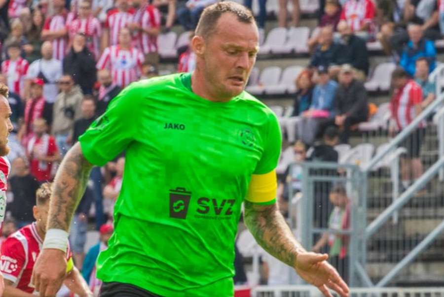 Zkušený Jakub Řezníček v dresu Příbrami.