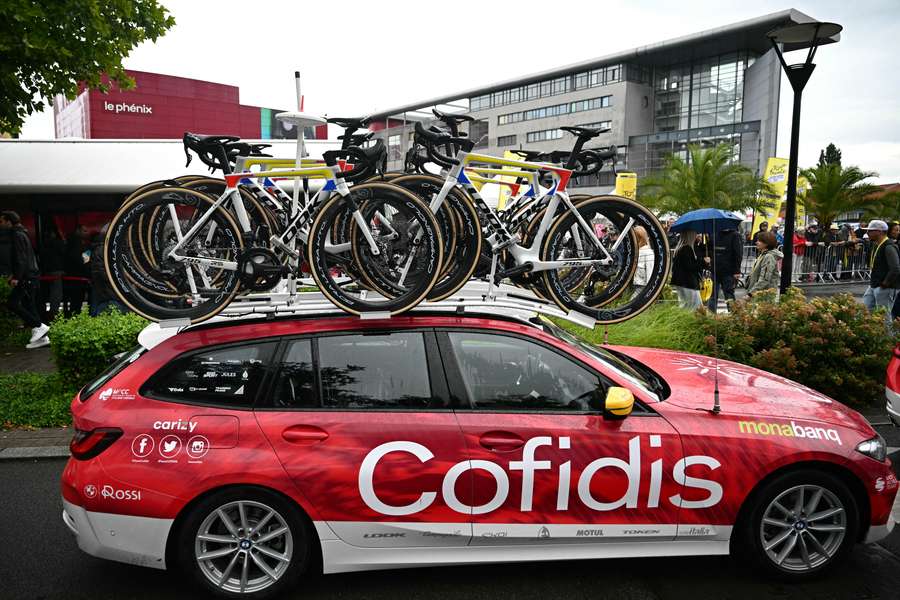 A Cofidis anuncia que vai recuperar todas as suas bicicletas roubadas na Volta à França