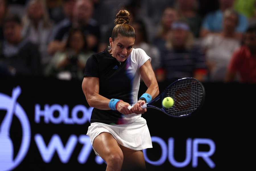 Sakkari moved into the last four by beating Sabalenka