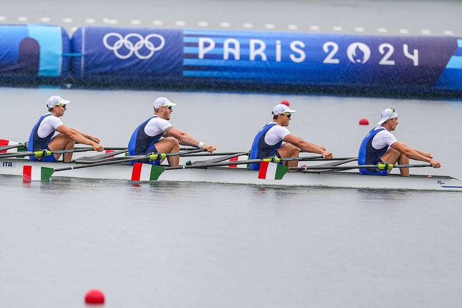 Il quattro di coppia azzurro