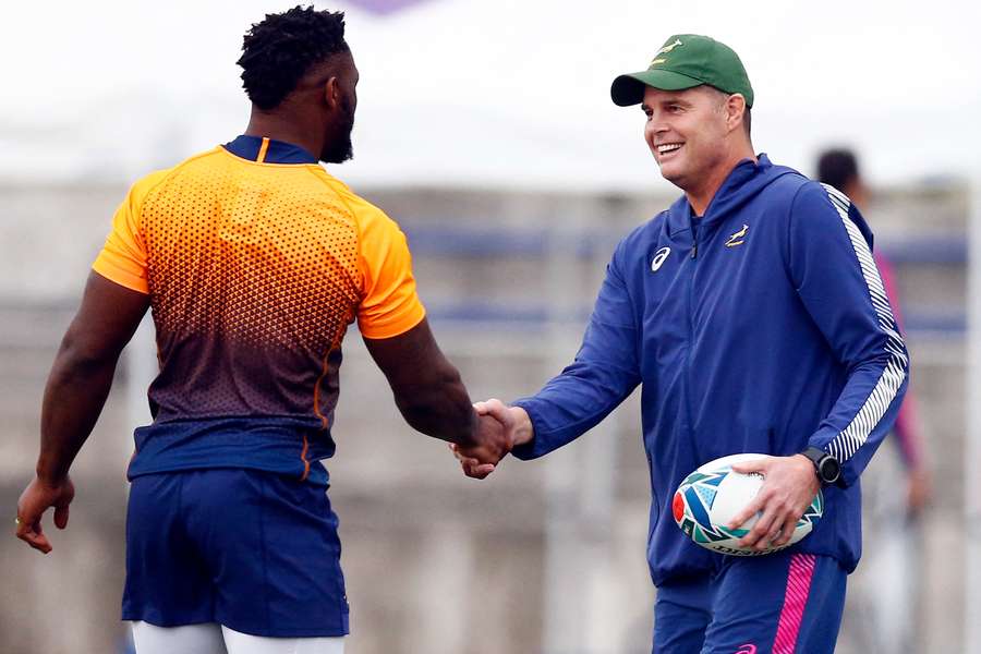 Siya Kolisi and Rassie Erasmus have been part of two World Cup-winning campaigns with the Springboks