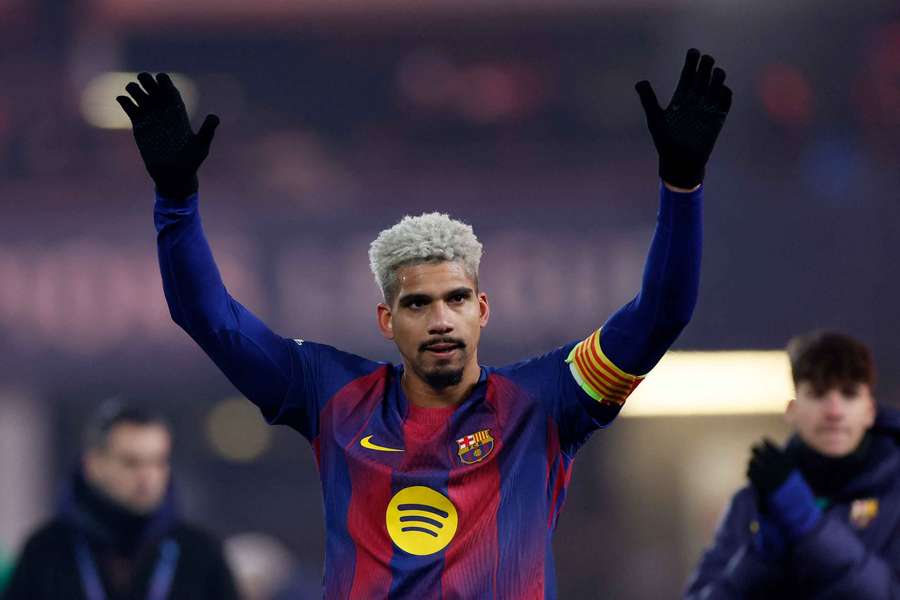 Araújo, con el Barcelona