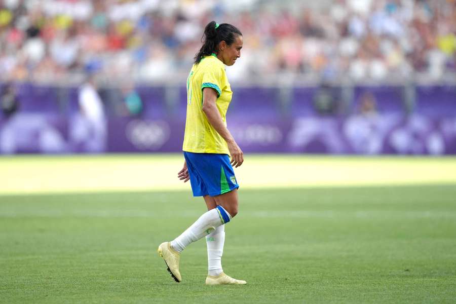 Marta, con Brasil