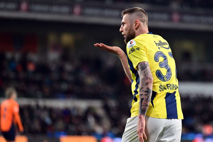 Milan Skriniar, con el Fenerbahçe la temporada pasada