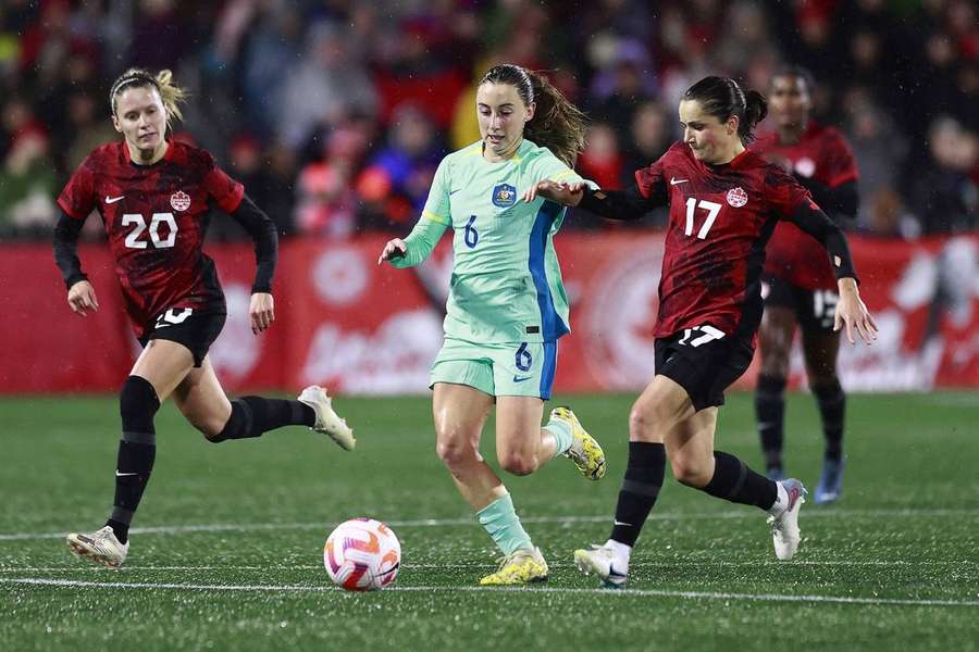 It was the first time the two teams met since Australia beat Canada 4-0 at the World Cup in July