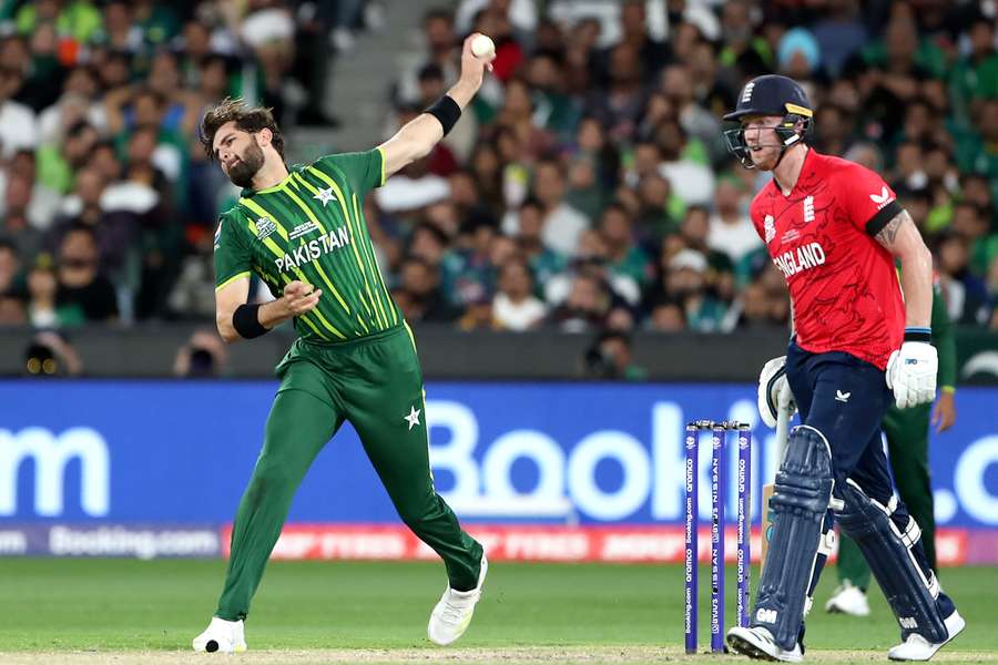 Shaheen bowled against England in the T20 World Cup final