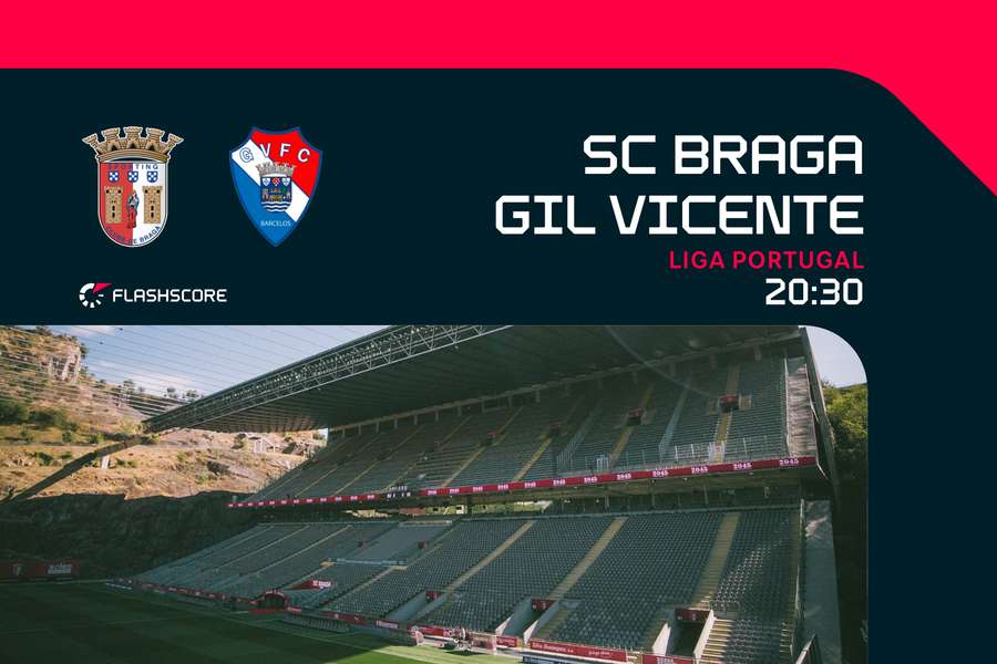 O Estádio Municipal de Braga vai acolher a partida