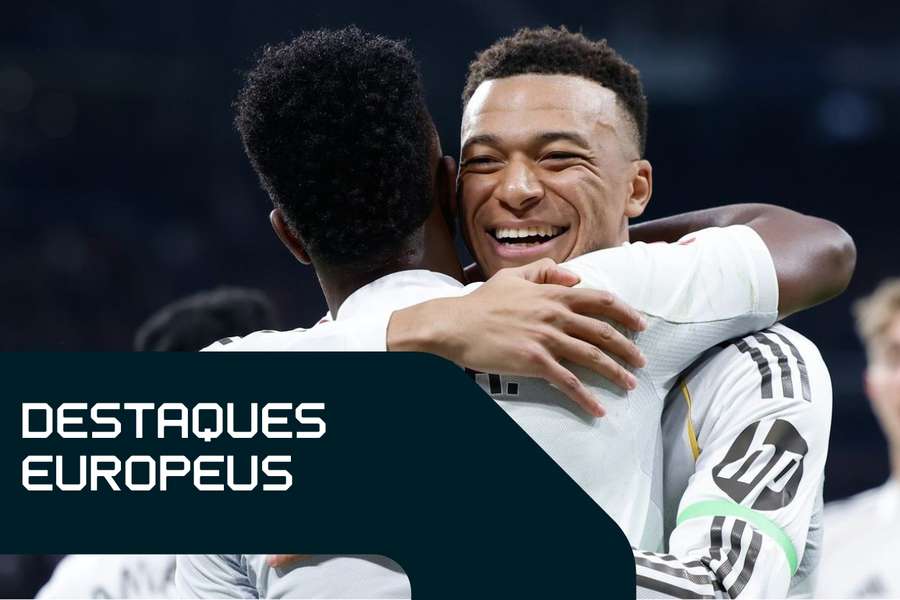 Kylian Mbappé e Vinicius Junior são as principais ameaças ao Benfica