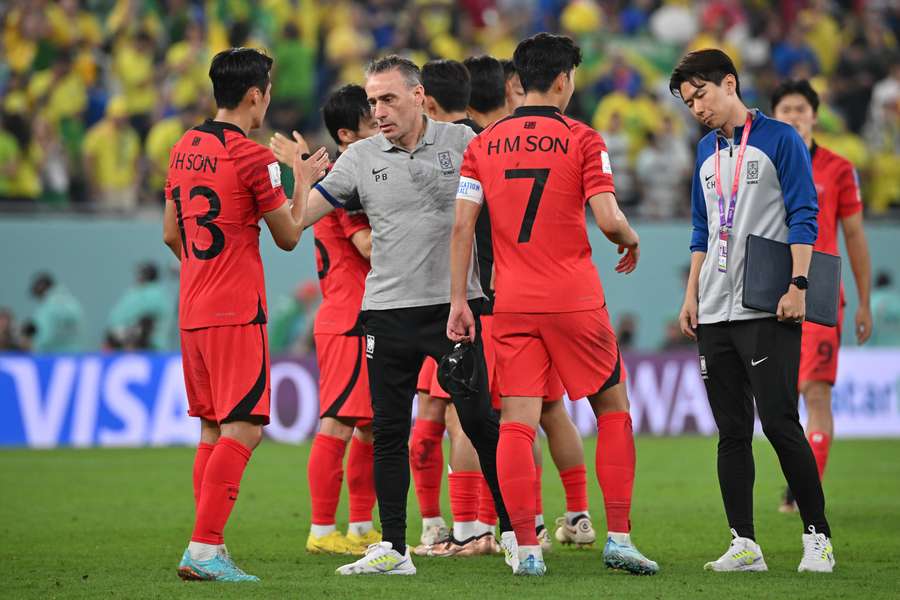 Südkoreas Trainer Paulo Bento nach dem Achtelfinal-Aus gegen Brasilien.