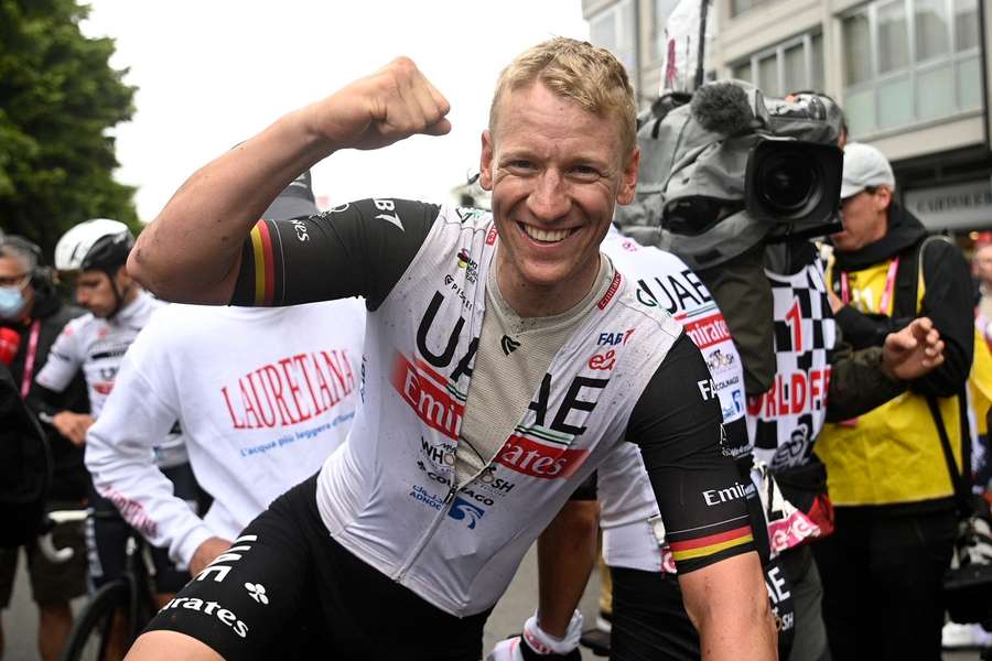 Pascal Ackermann gewinnt die 11. Etappe des Giro dItalia 2023.