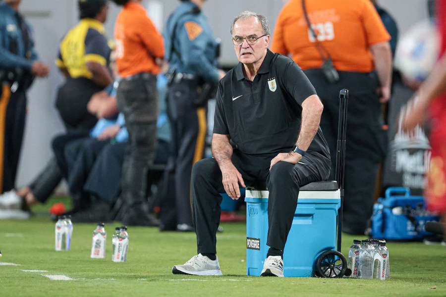 Bielsa liderou a sua equipa contra o Brasil