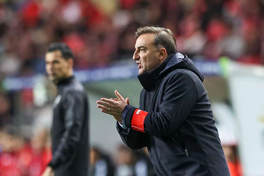 Carlos Carvalhal lamentou eliminação do SC Braga na Liga Europa