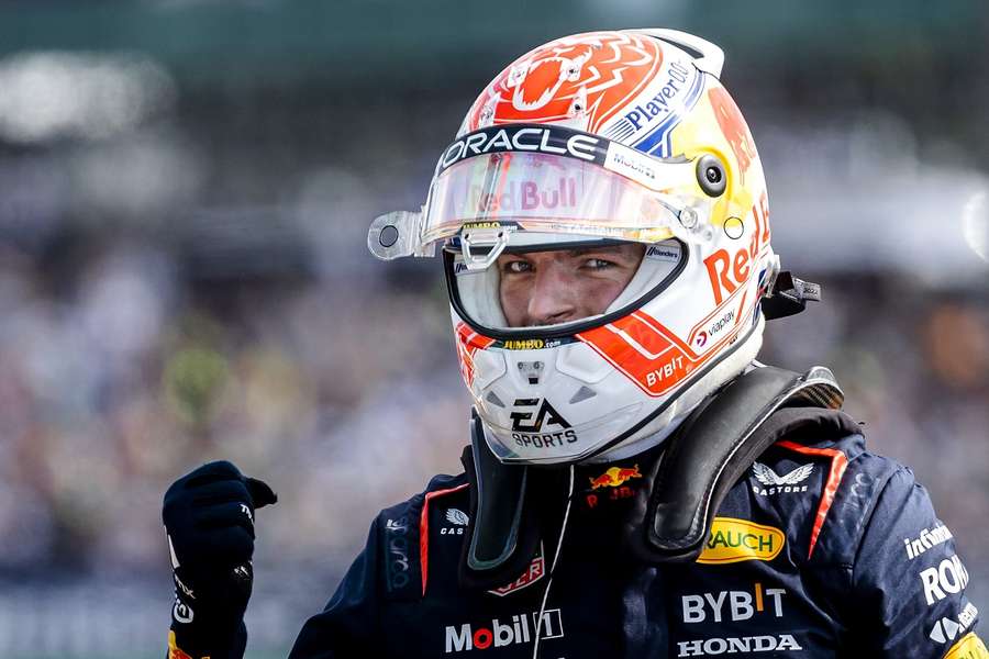 Max Verstappen pakte zaterdag voor de vijfde keer op rij de pole position