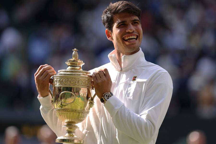 Carlos Alcaraz is the reigning Wimbledon champion