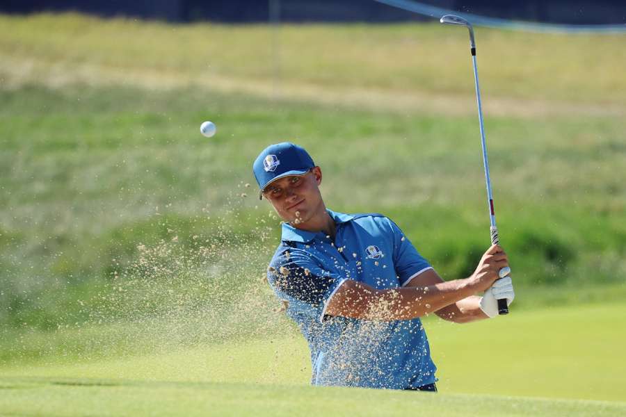 Aberg forbereder sig forud for Ryder Cup