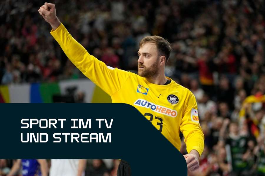 Sport live am Montag: Auch heute wird Andreas Wolff im Tor der deutschen Handballer wieder eine wichtige Rolle spielen.