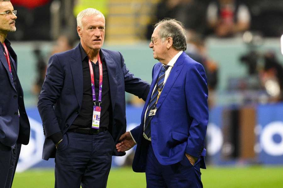 Noël Le Graët et Didier Deschamps filent apparemment le parfait amour.