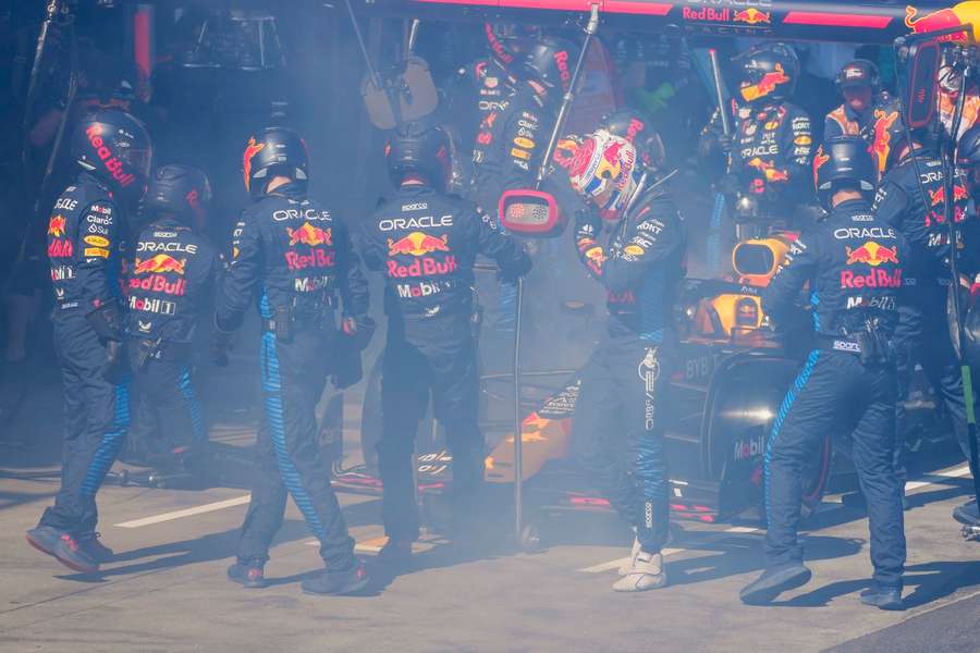 Verstappen moest de strijd vroegtijdig staken