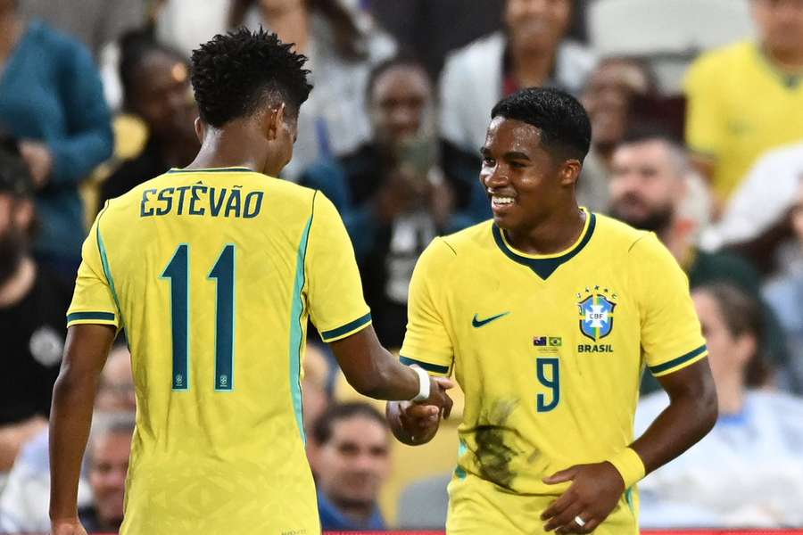 Estêvão e Endrick avançam no Golden Boy Estêvão e Endrick avançam no Golden Boy