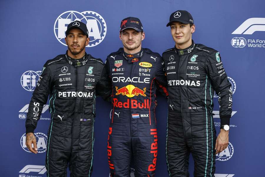 Trojica najlepších v kvalifikácii Veľkej ceny Mexika F1.
