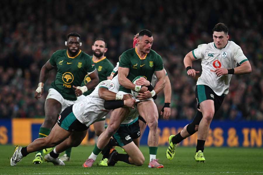 The Springboks won in Dublin for the first time since 2012.