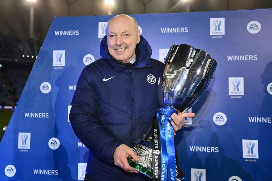 Marotta con la Supercoppa
