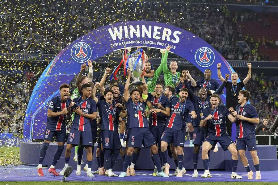 PSG venceu o Inter de Milão na final da Liga dos Campeões de 2025