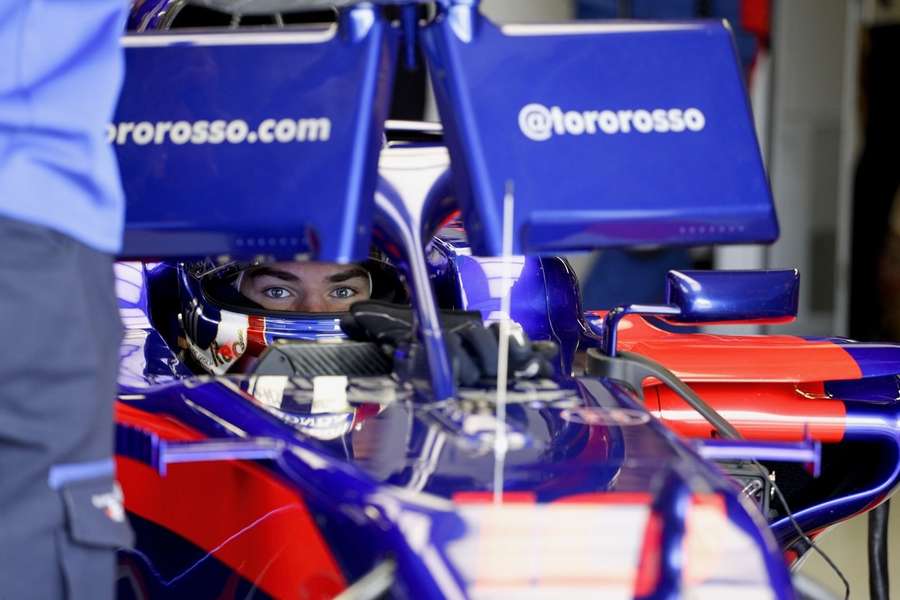 2017 bekommt Pierre Gasly im Toro Rosso die Chance in der Formel 1 zu fahren.